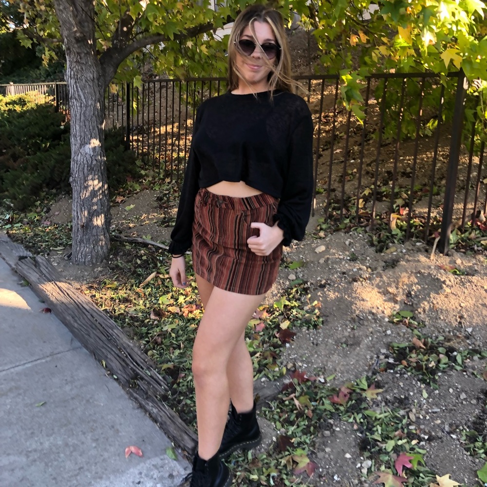 Striped skirt